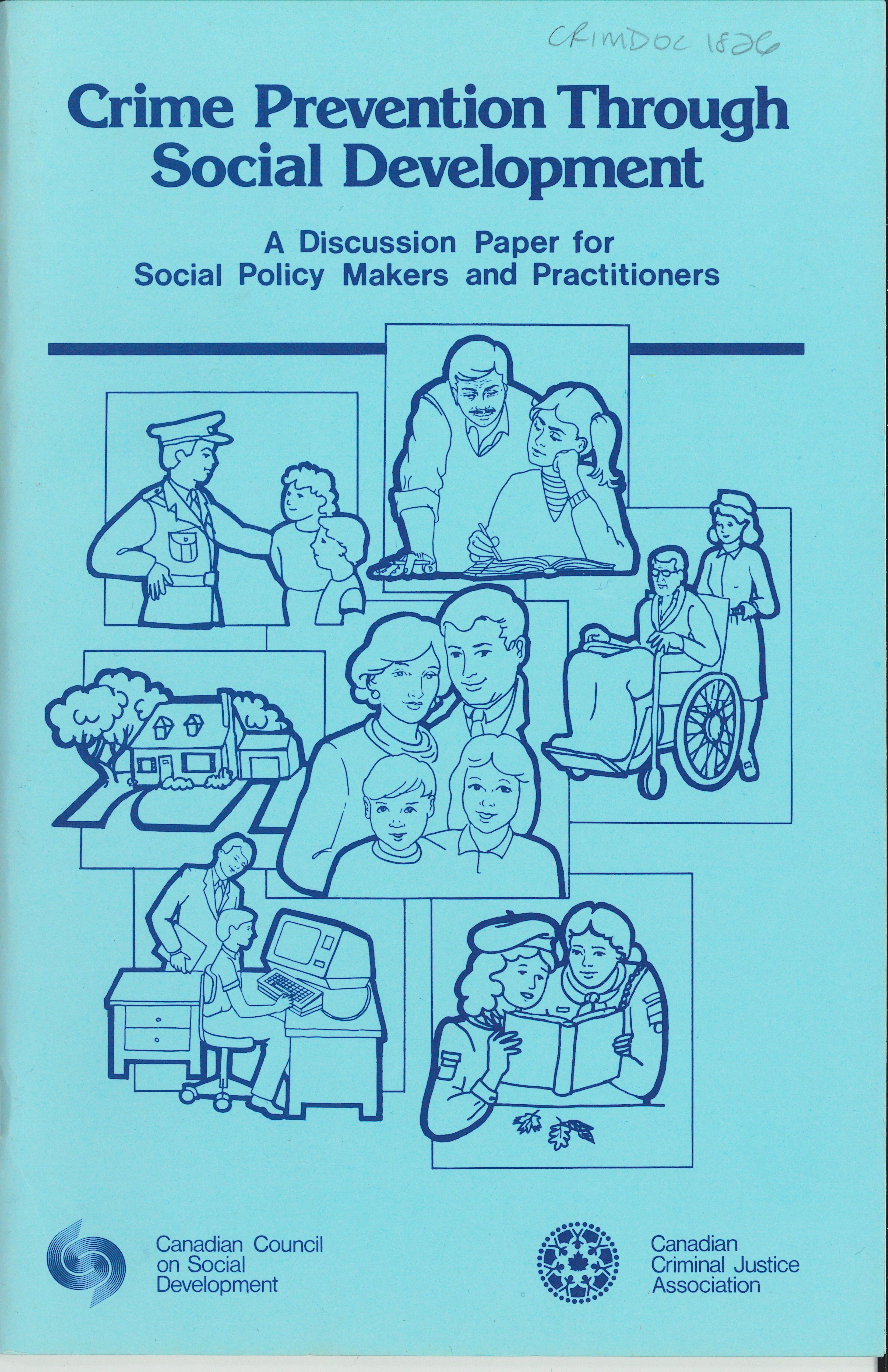 Cover of "Crime prevention through social development" (1987)